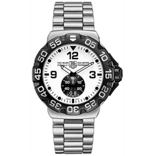 TAG Heuer Formula 1 Big Date 44 Stainless Steel / White / Bracelet